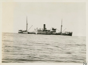 Image: Bay Rupert H.B.C boat wrecked on Clinker Rock